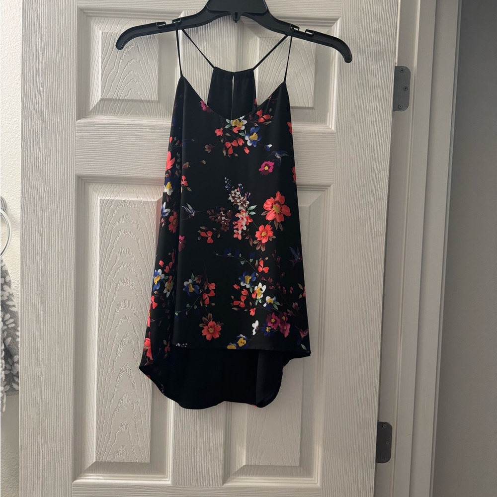 Express Black Floral Camisole
